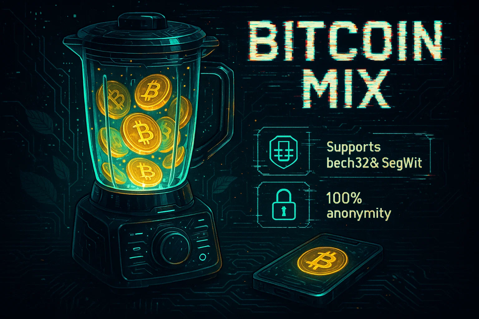 Bitcoin Mix — Анонимный BTC миксер с полной конфиденциальностью