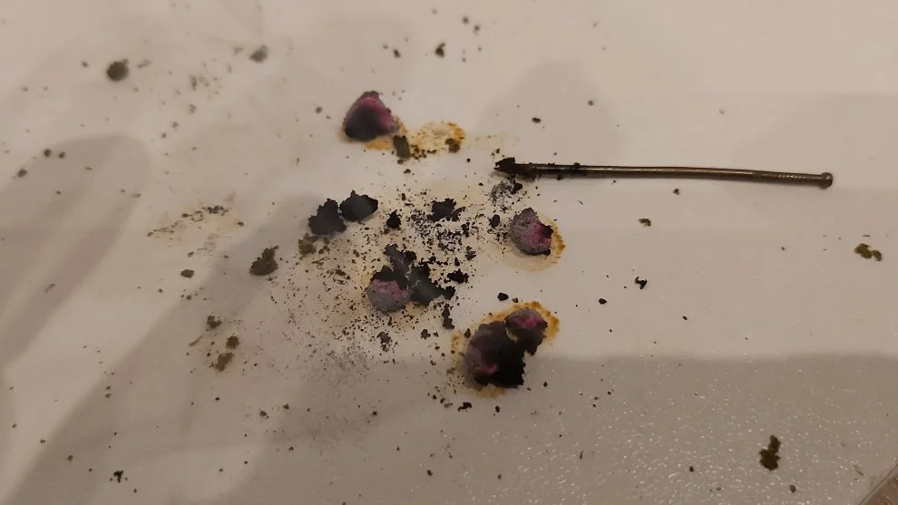 Hydra gishish burnt pieces that crumble easily.webp