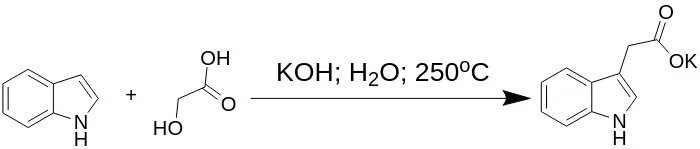 Синтез метил-индол-3-ацетата (1) (IAA) из индола.webp